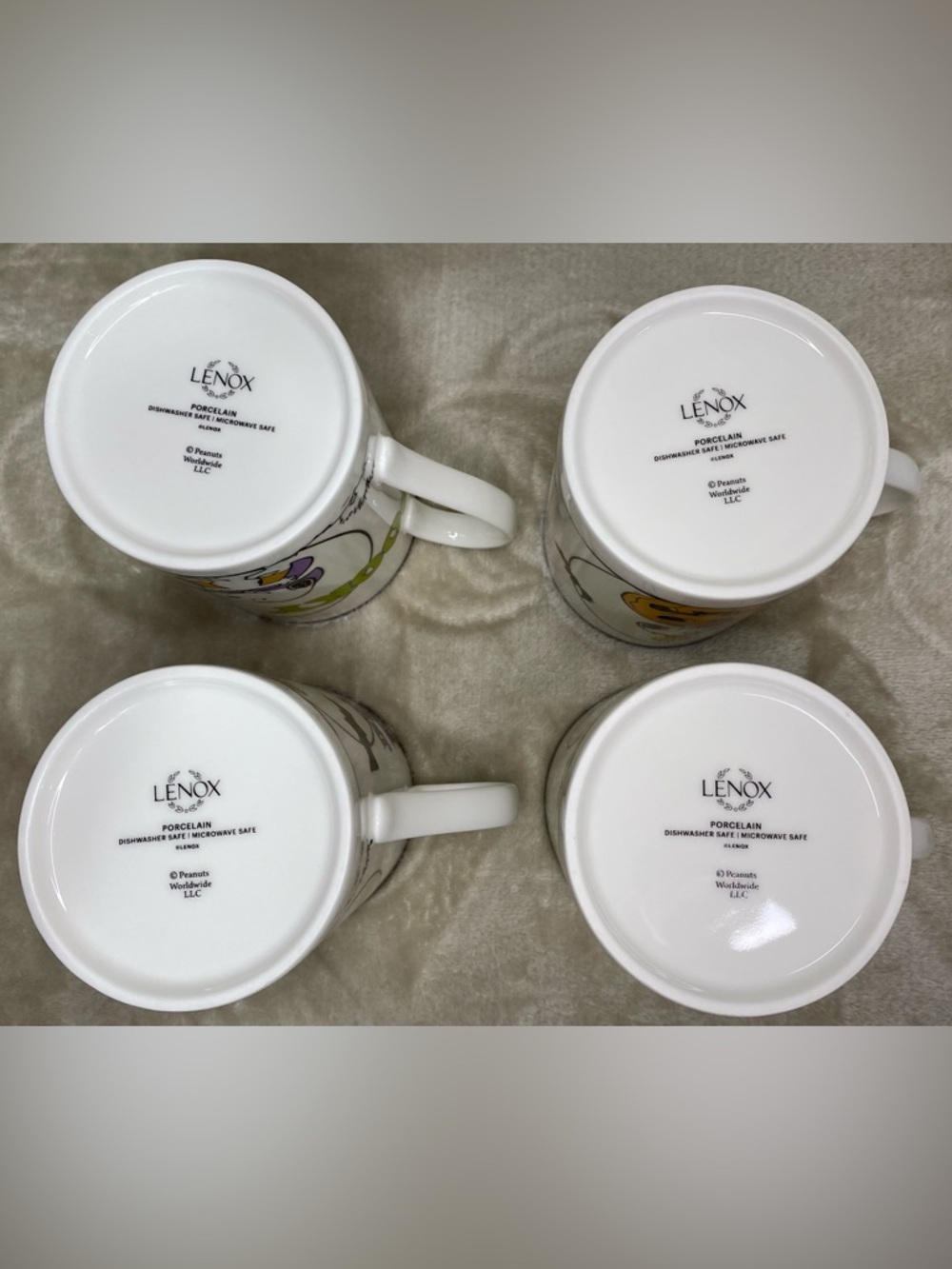 Lenox Peanuts Snoopy The Great Pumpkin Mugs - Set of 4 Halloween - Picture 12 of 16